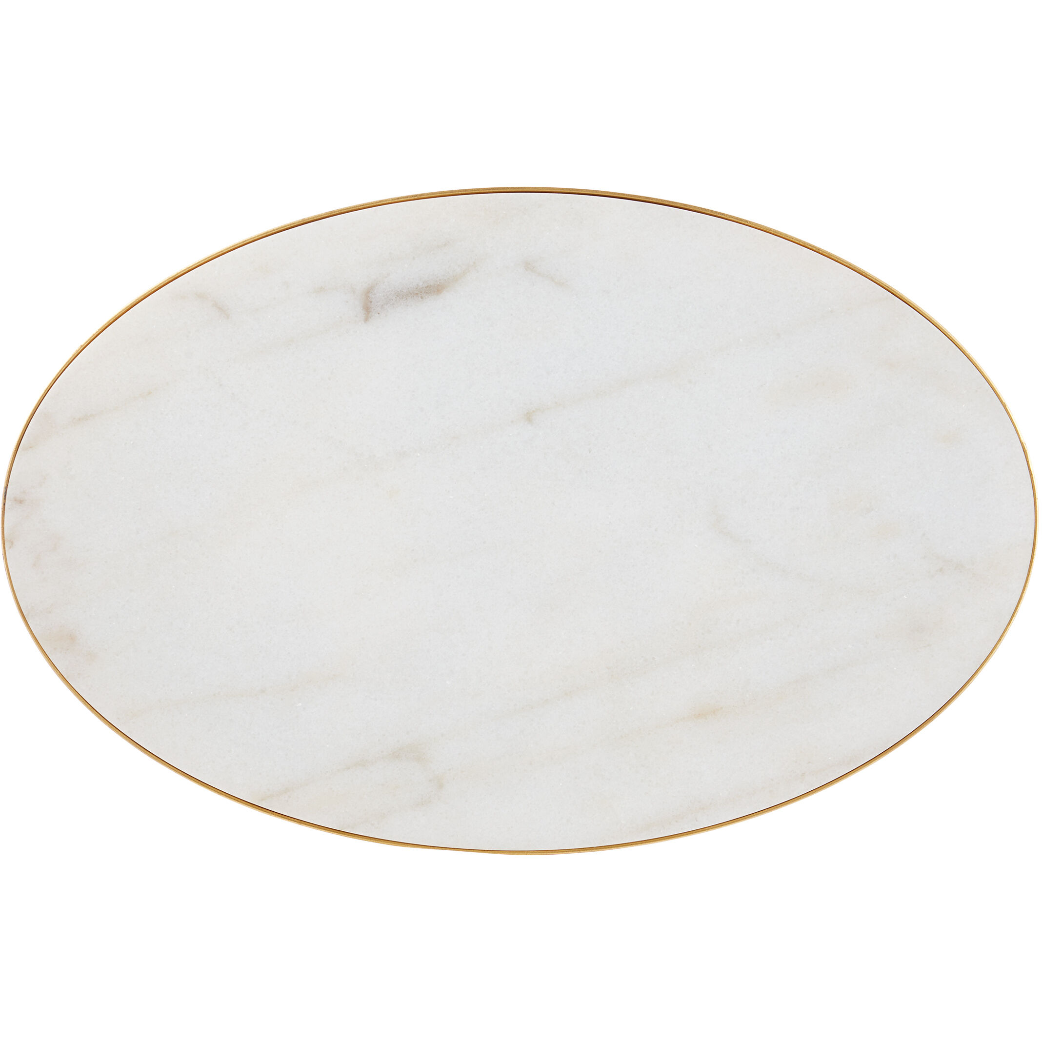 Orla 25 X 19.25 inch Gold Leaf/Natural C Table