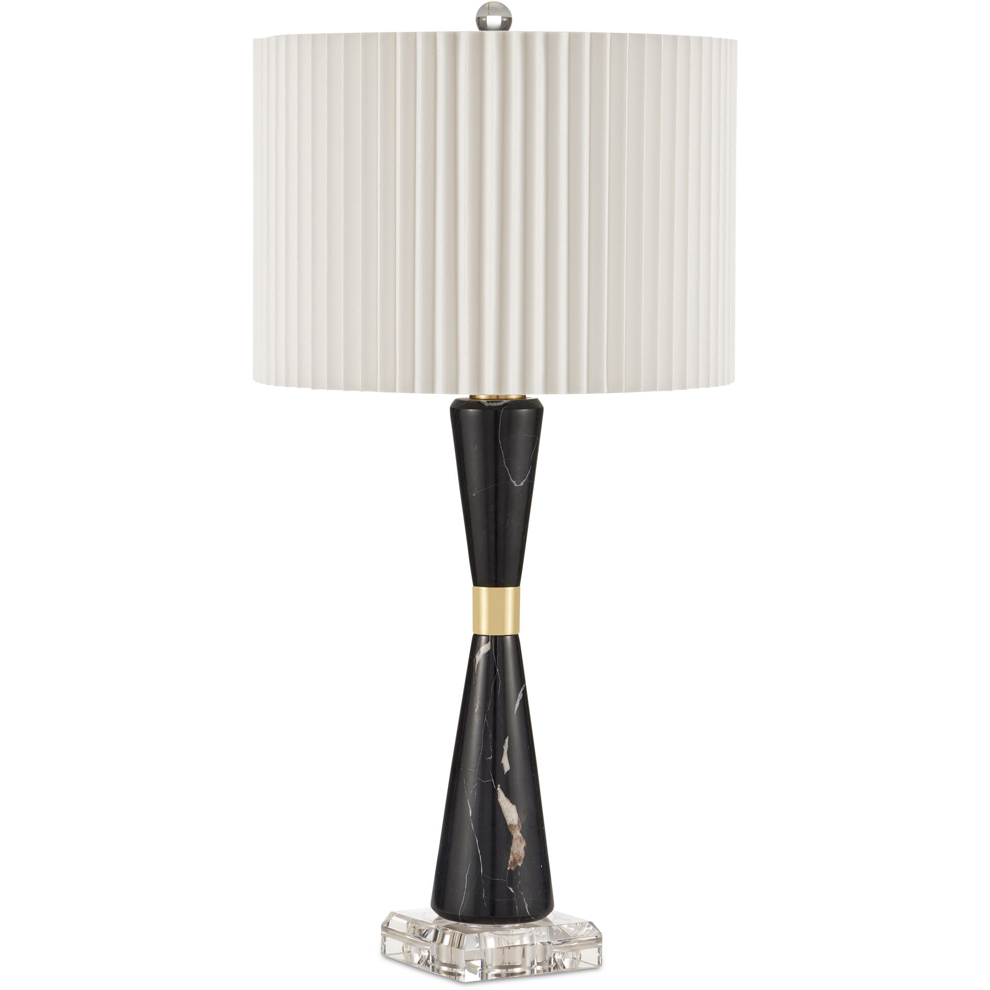 Edelmar 30 inch 150 watt Natural/Natural Brass/Clear Table Lamp Portable Light