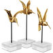 Hummingbirds 13 X 5.75 inch Sculptures, Set of 3