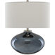 Lucent 21.75 inch 150 watt Blue Plated/Polished Nickel Table Lamp Portable Light