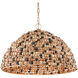 Medley 1 Light 25 inch Natural/Tan/Black/Coco Cream Pendant Ceiling Light