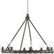 Orson 8 Light 45 inch Light Mol&eacute; Chandelier Ceiling Light