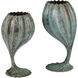 Utrecht Verdigris Decorative Objects, Set of 2