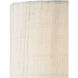 Grasscloth Light Natural Drum Chandelier Shade