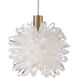 Purity 1 Light 5.5 inch Natural/Brass Pendant Ceiling Light