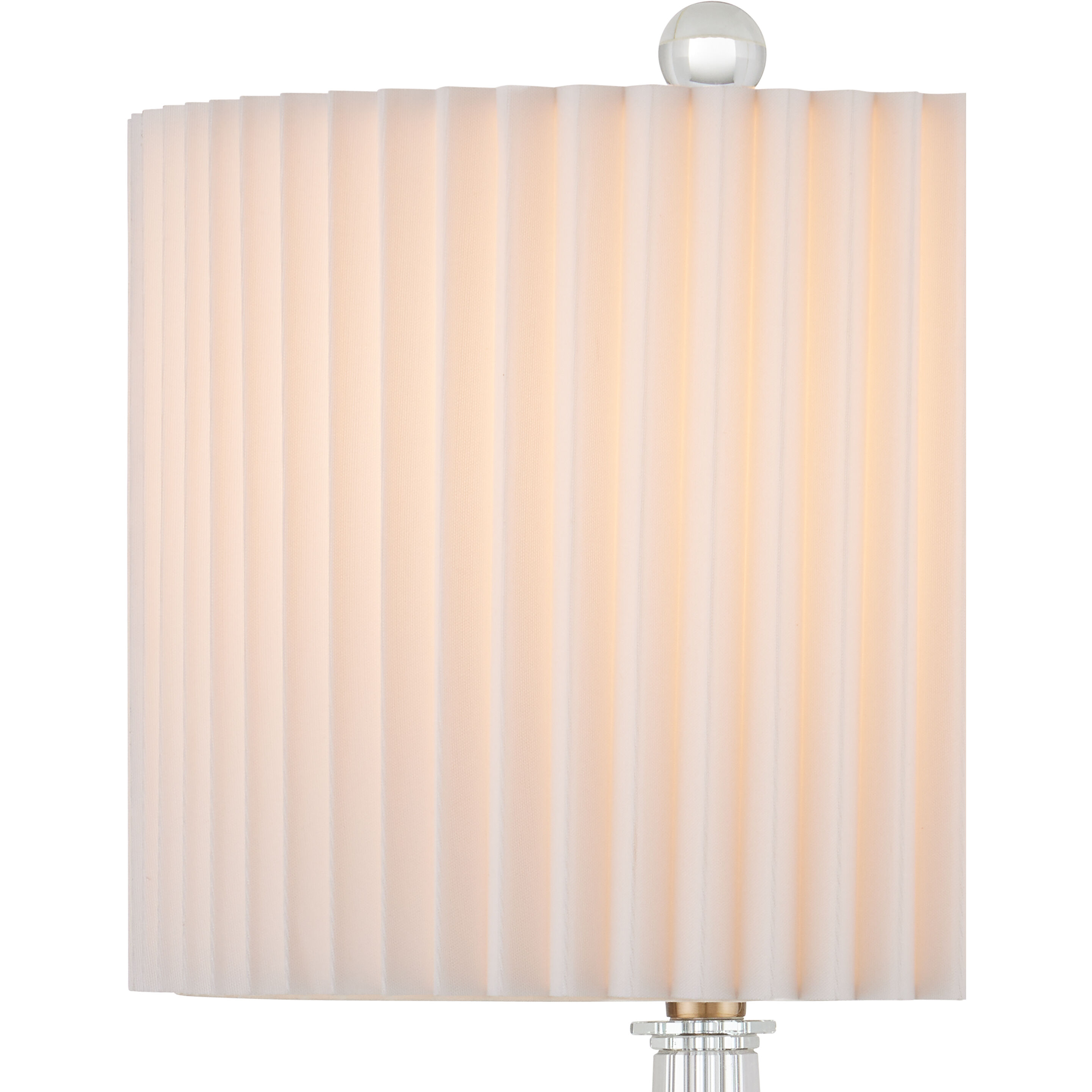 Anton 26.75 inch 150 watt Clear/Antique Brass Table Lamp Portable Light