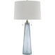 Looke 33.5 inch 75 watt Blue/Brass Table Lamp Portable Light