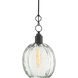 Aquaterra 1 Light 10 inch Old Iron Pendant Ceiling Light