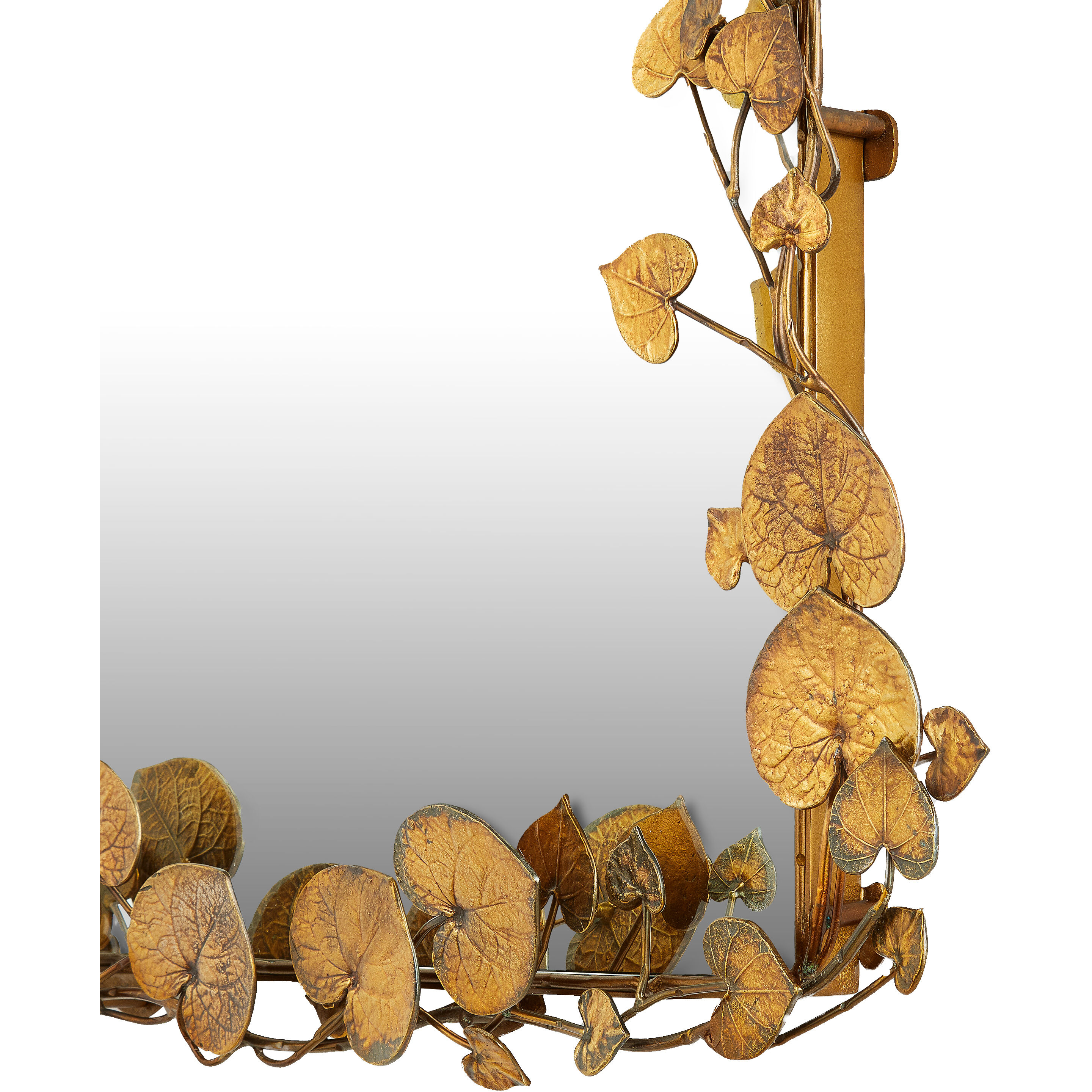 Vinna 39 X 28 inch Antique Brass Mirror