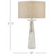 Pharos 31.5 inch 150 watt Natural Table Lamp Portable Light