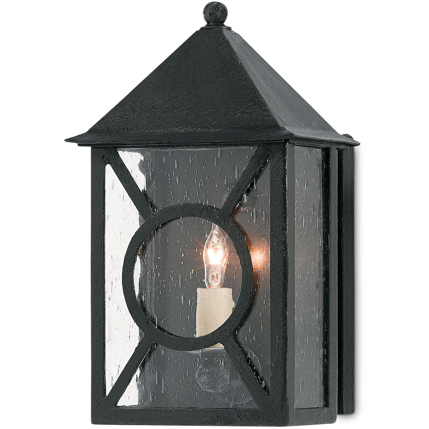 Ripley 1 Light 12.25 inch Midnight Outdoor Wall Sconce, Small