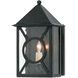 Ripley 1 Light 12.25 inch Midnight Outdoor Wall Sconce, Small