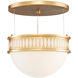 Lola 1 Light 16.25 inch Contemporary Gold Leaf/Painted Contemporary Gold Pendant Ceiling Light