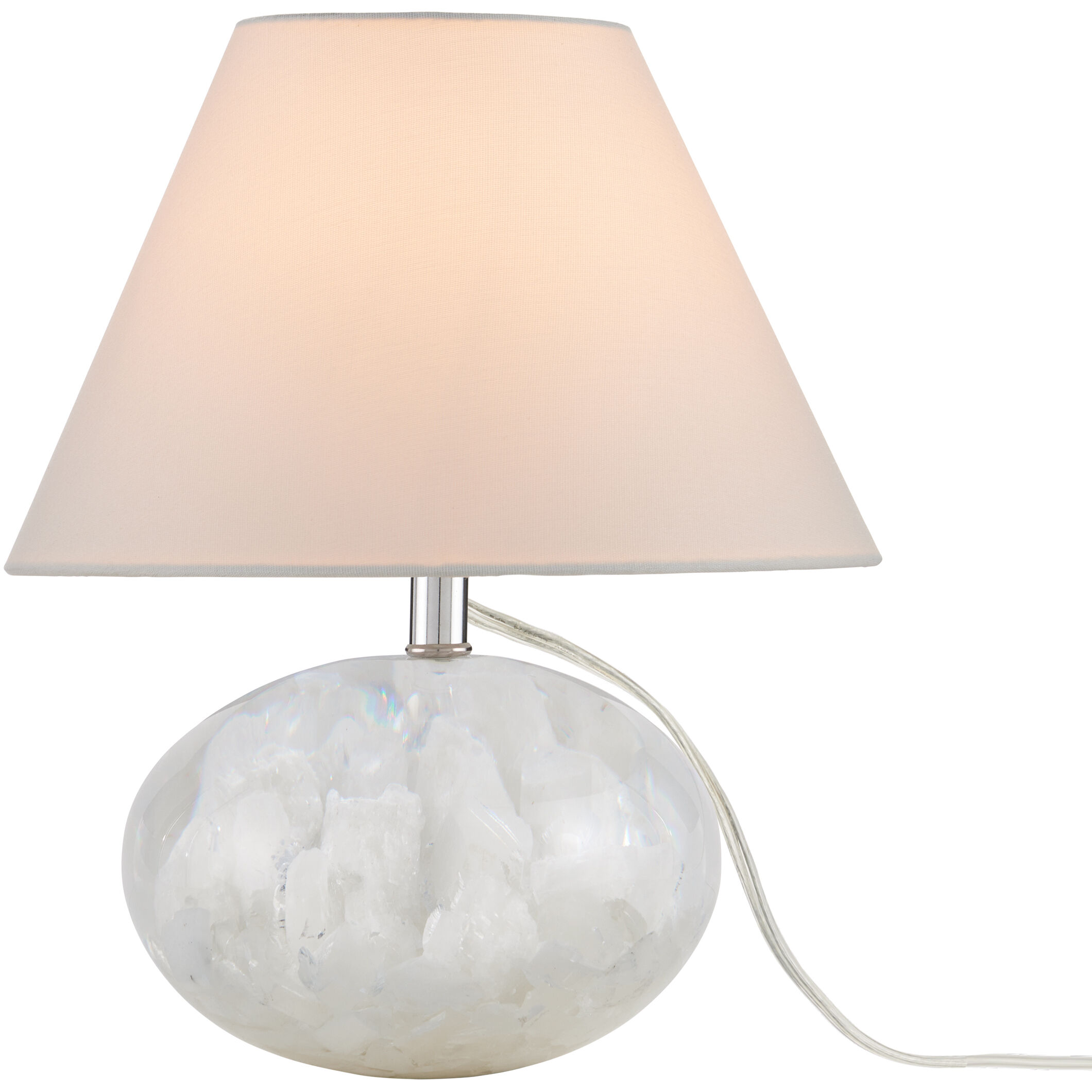 Odette 13 inch 60 watt Clear Table Lamp Portable Light