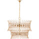 Marquise 9 Light 30 inch Clear/Luxor Gold Chandelier Ceiling Light, Medium