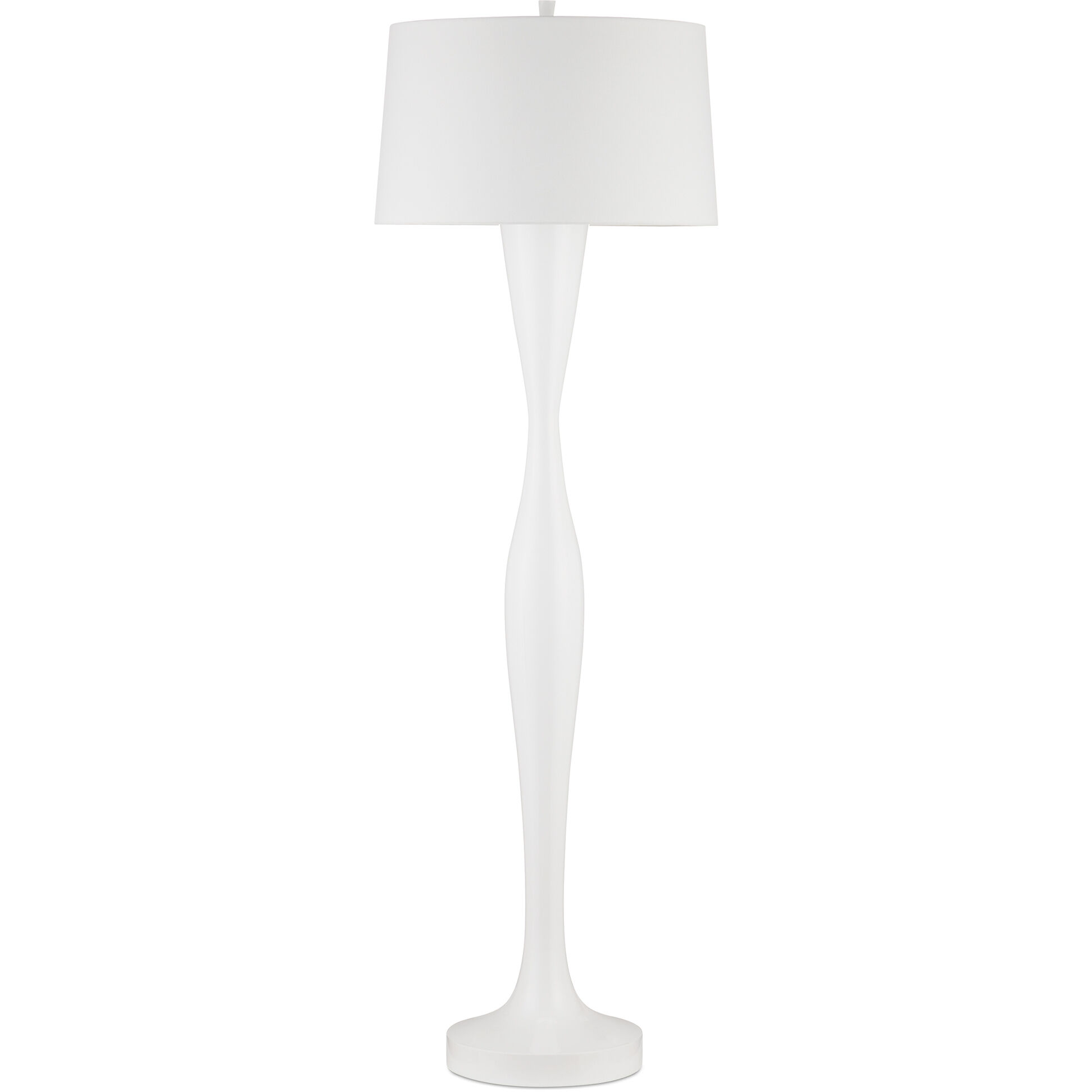 Monica 75 inch 150 watt White Floor Lamp Portable Light