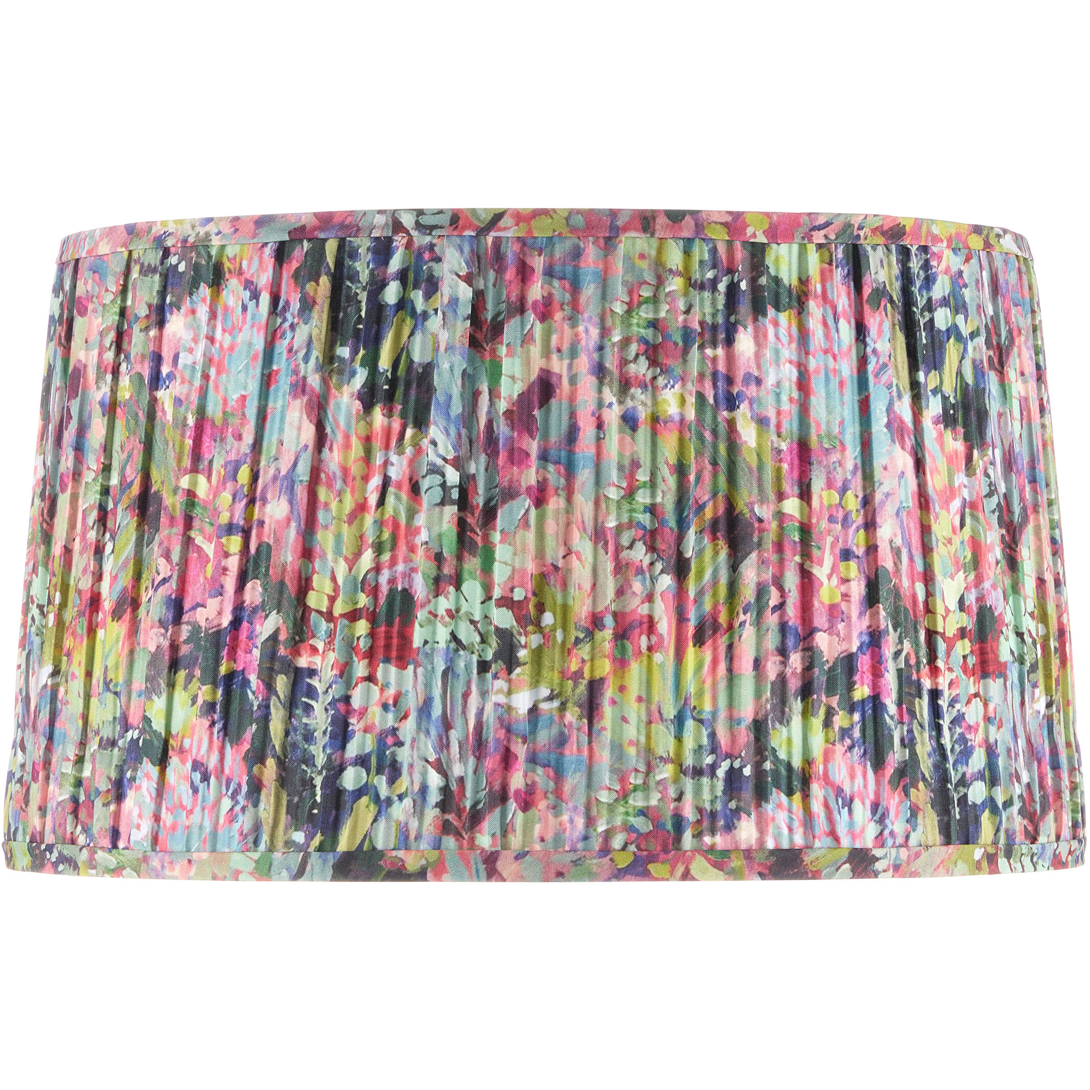 Wildflower Magenta/Green/Blue Tapered Lamp Shade