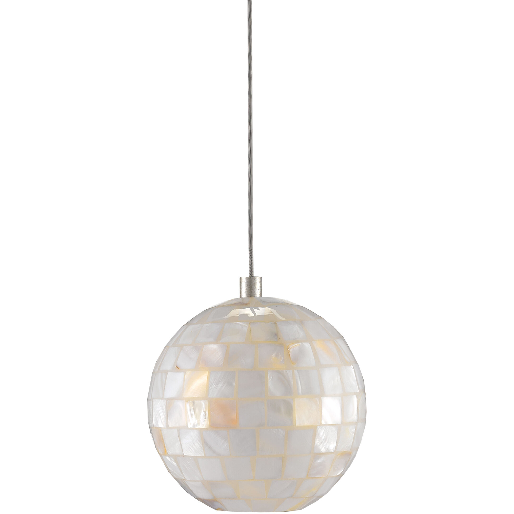 Finhorn 1 Light 5.5 inch Painted Silver/Pearl Multi-Drop Pendant Ceiling Light