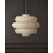 Antibes 9 Light 30 inch Bleached/Snow White Chandelier Ceiling Light