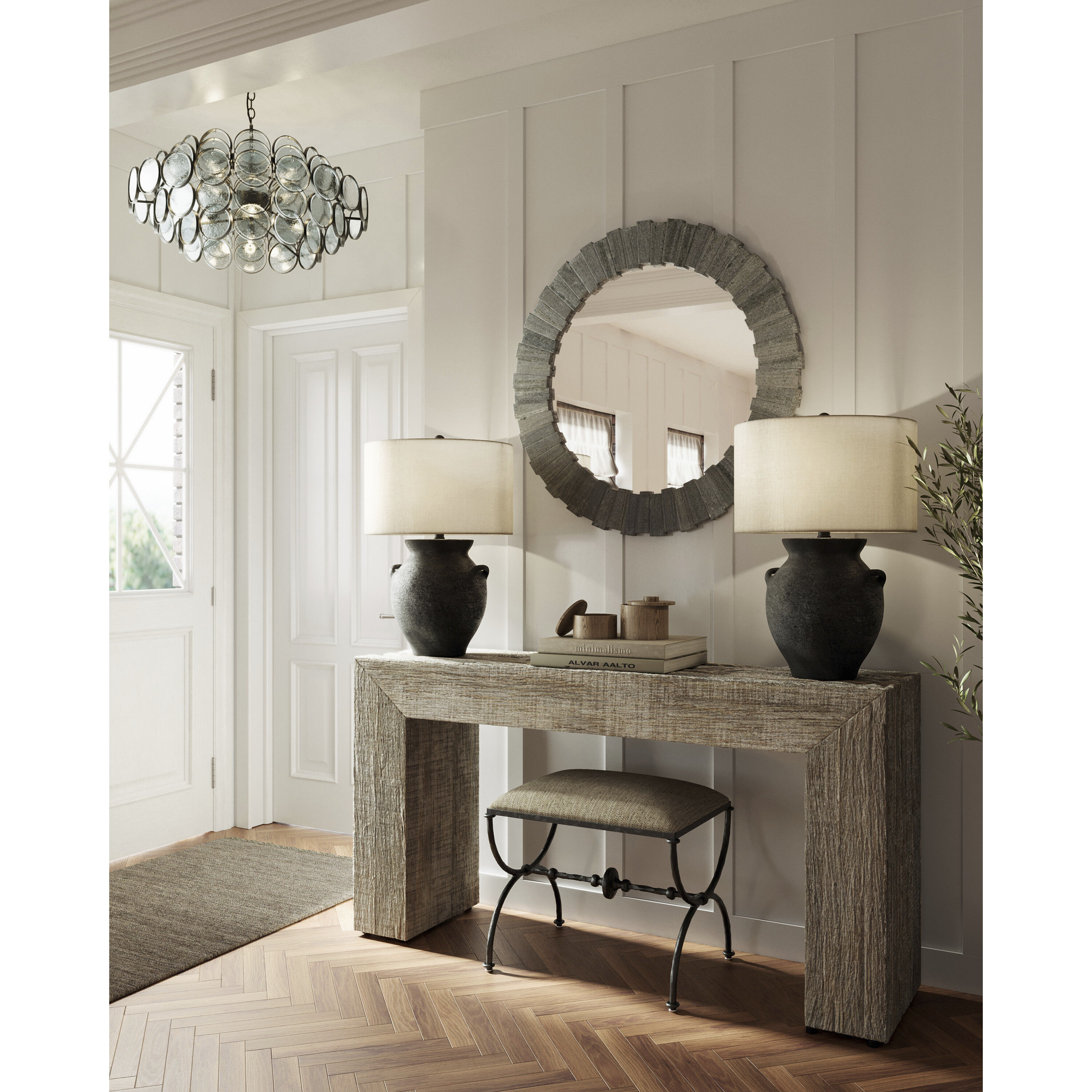 Galahad 8 Light 33.5 inch Bronze Chandelier Ceiling Light, Small