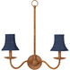 Bell Indigo 5.5 inch Chandelier Shade, Suzanne Duin Collection