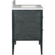 Santos 28 X 34 inch Vintage Navy/Natural/White/Brushed Brass/Polished Nickel Vanity with Undermount Sink