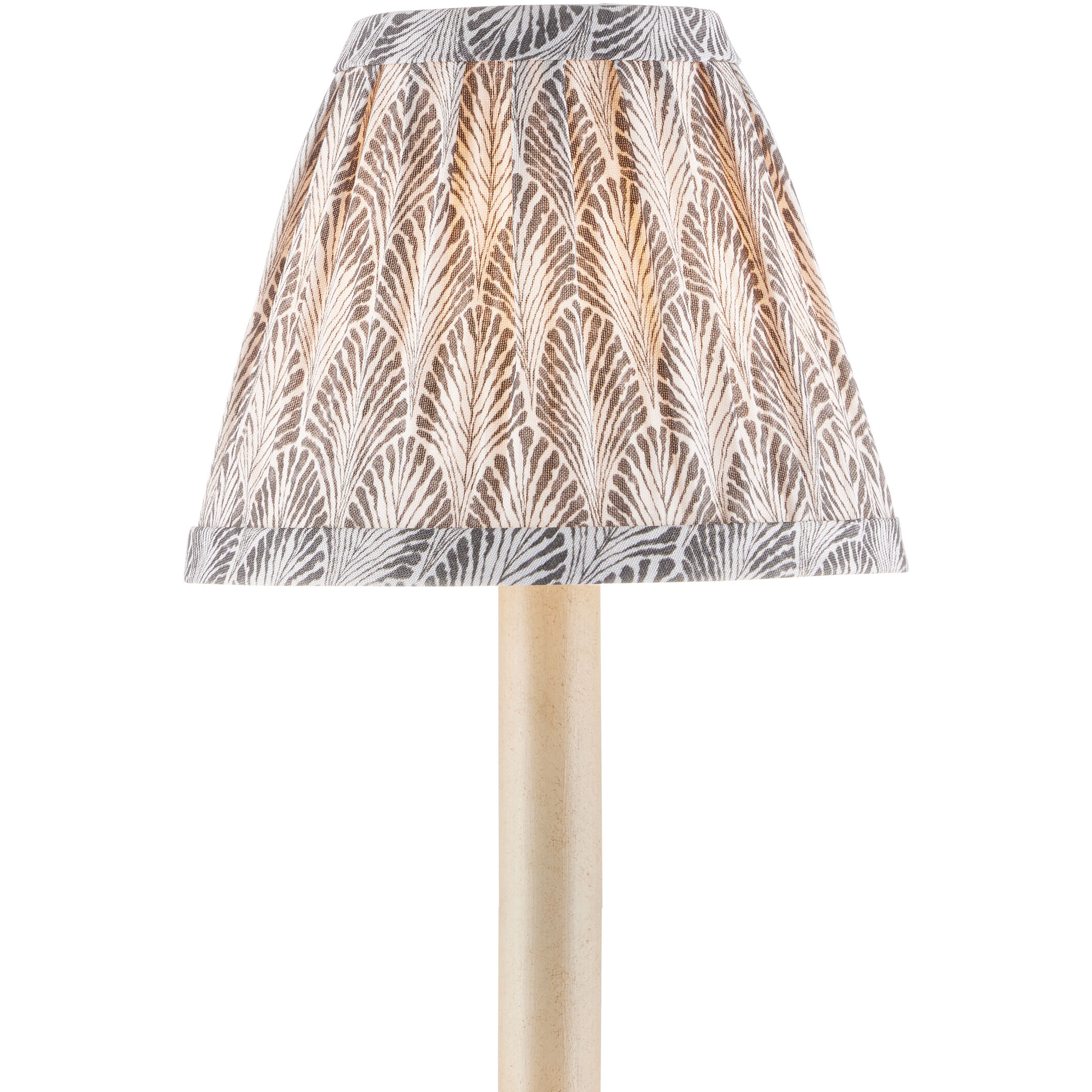 Plume Stone/Ivory Tapered Chandelier Shade