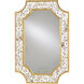 Margate 45 X 30 inch Contemporary Gold Leaf/Natural/Antique Mirror Wall Mirror