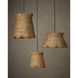 Annabelle 1 Light 20.75 inch Natural Pendant Ceiling Light, Medium, Suzanne Duin Collection
