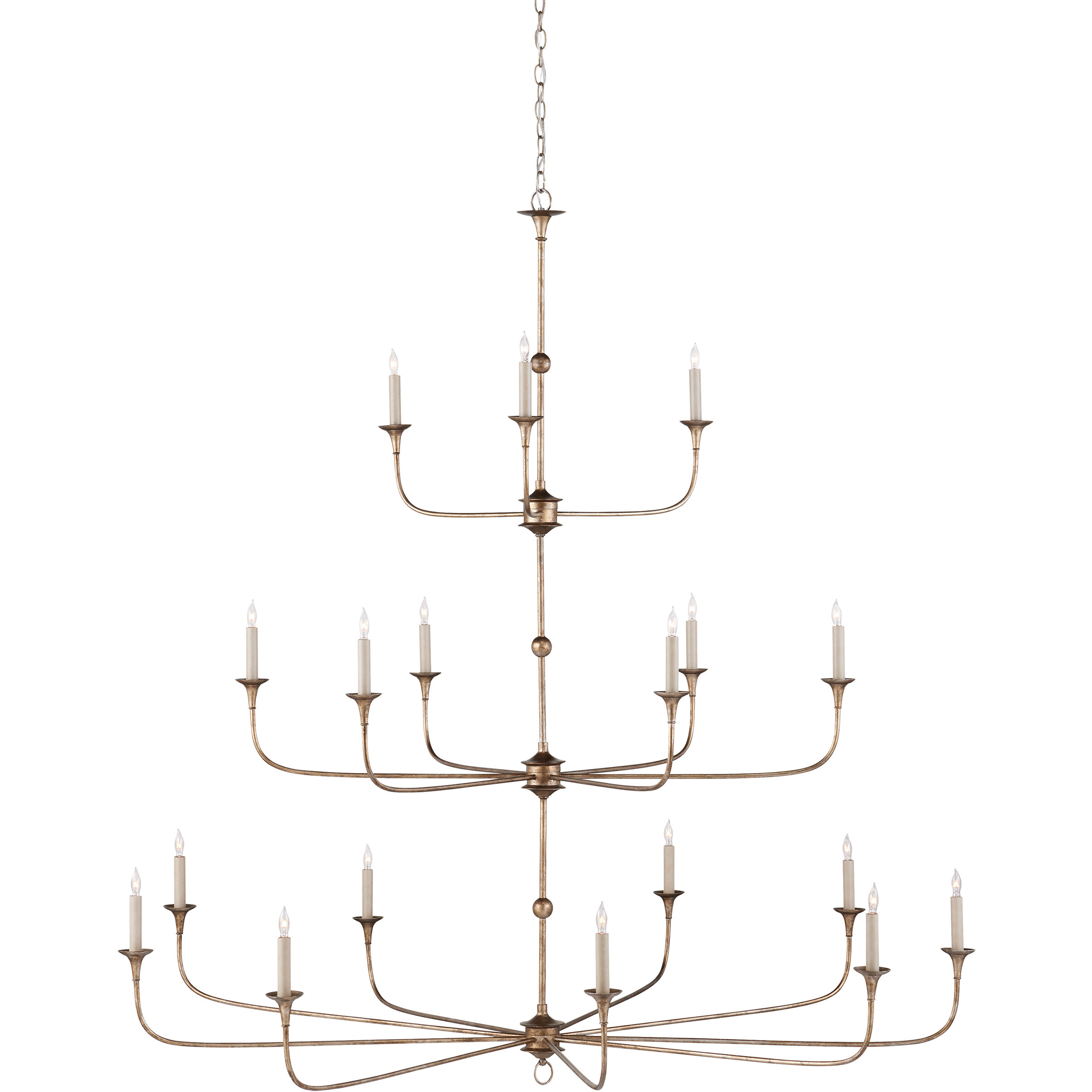 Nottaway 18 Light 60 inch Pyrite Bronze Chandelier Ceiling Light