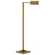 Ruxley 44.25 inch 25 watt Polished Antique Brass Floor Lamp Portable Light