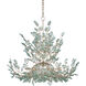 Baobab 12 Light 41 inch Clear/Contemporary Silver Leaf/Contemporary Silver Chandelier Ceiling Light, Large
