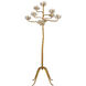 Agave Americana 72 inch 60 watt Contemporary Gold Leaf Floor Candelabra Portable Light, Marjorie Skouras Collection