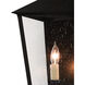 Bening 2 Light 17.75 inch Midnight Outdoor Wall Sconce, Medium