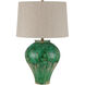 Blarney 31 inch 150.00 watt Green Table Lamp Portable Light