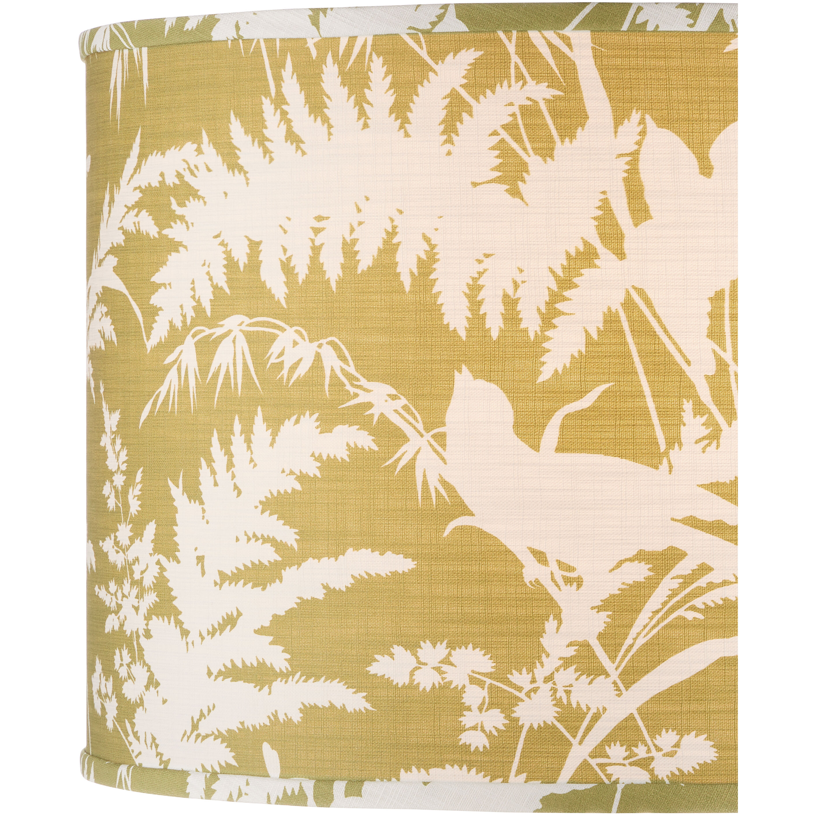 Aviary Moss/Ivory Drum Lamp Shade
