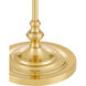 Deauville 31.75 inch 7 watt Polished Brass/Natural Table Lamp Portable Light, Suzanne Duin Collection
