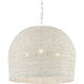 Piero 3 Light 22.25 inch White Chandelier Ceiling Light