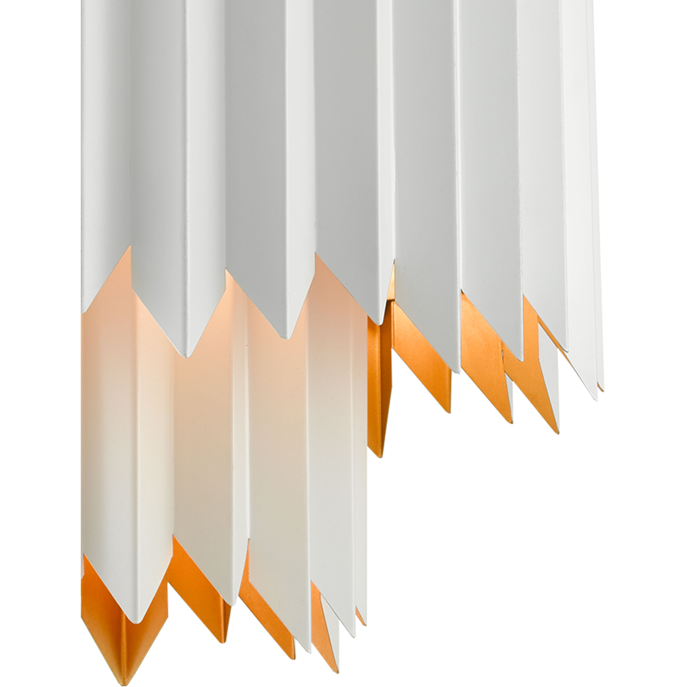 Syrie 5 Light 25.5 inch Sugar White/Painted Contemporary Gold Chandelier Ceiling Light