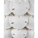 Tulum 8 Light 32 inch White/Sugar White Chandelier Ceiling Light, Marjorie Skouras Collection