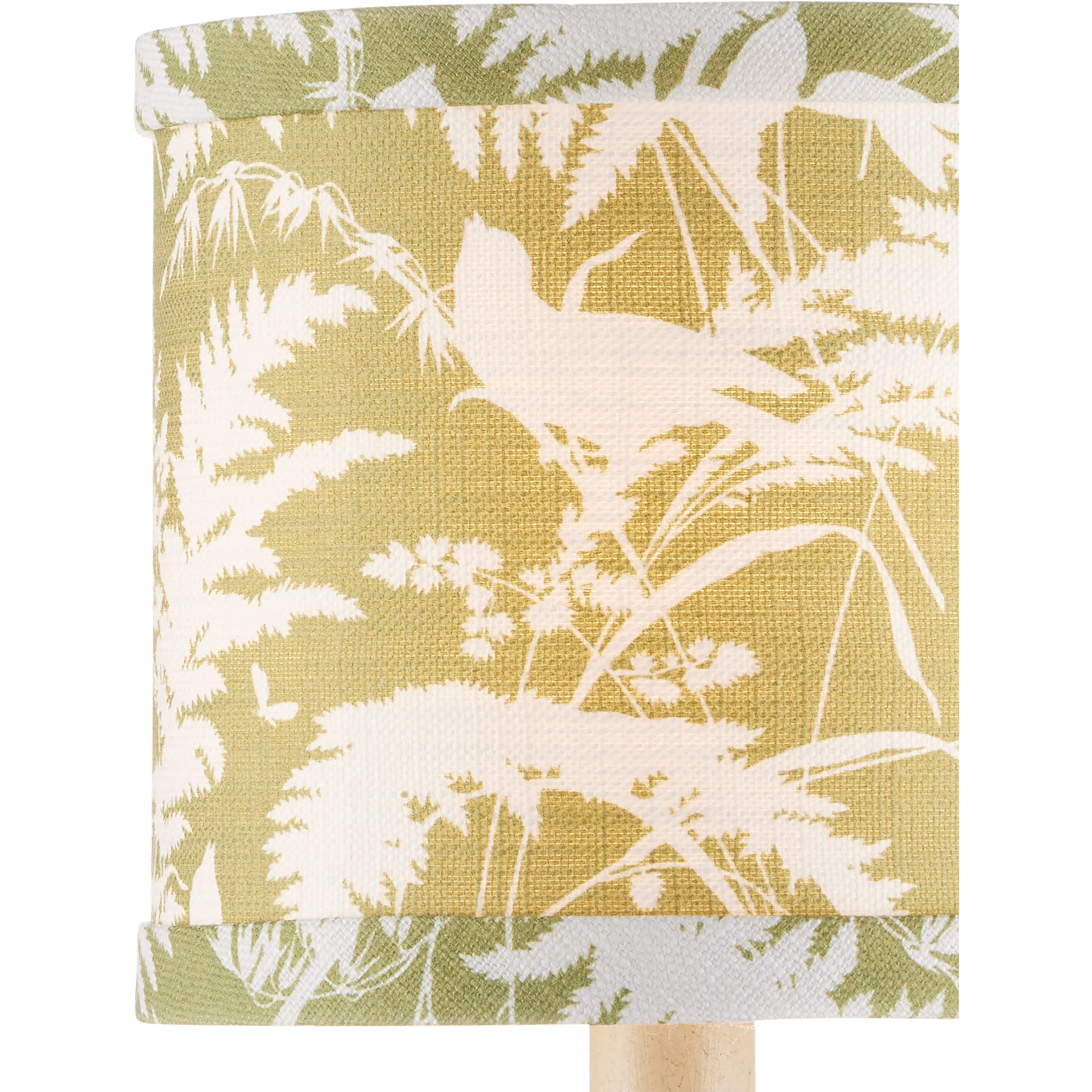 Aviary Moss/Ivory Drum Chandelier Shade