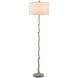 Beaujon 70 inch 150 watt Polished/Aged Steel Floor Lamp Portable Light