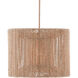 Mereworth 5 Light 42.25 inch Natural Rope/Beige Chandelier Ceiling Light