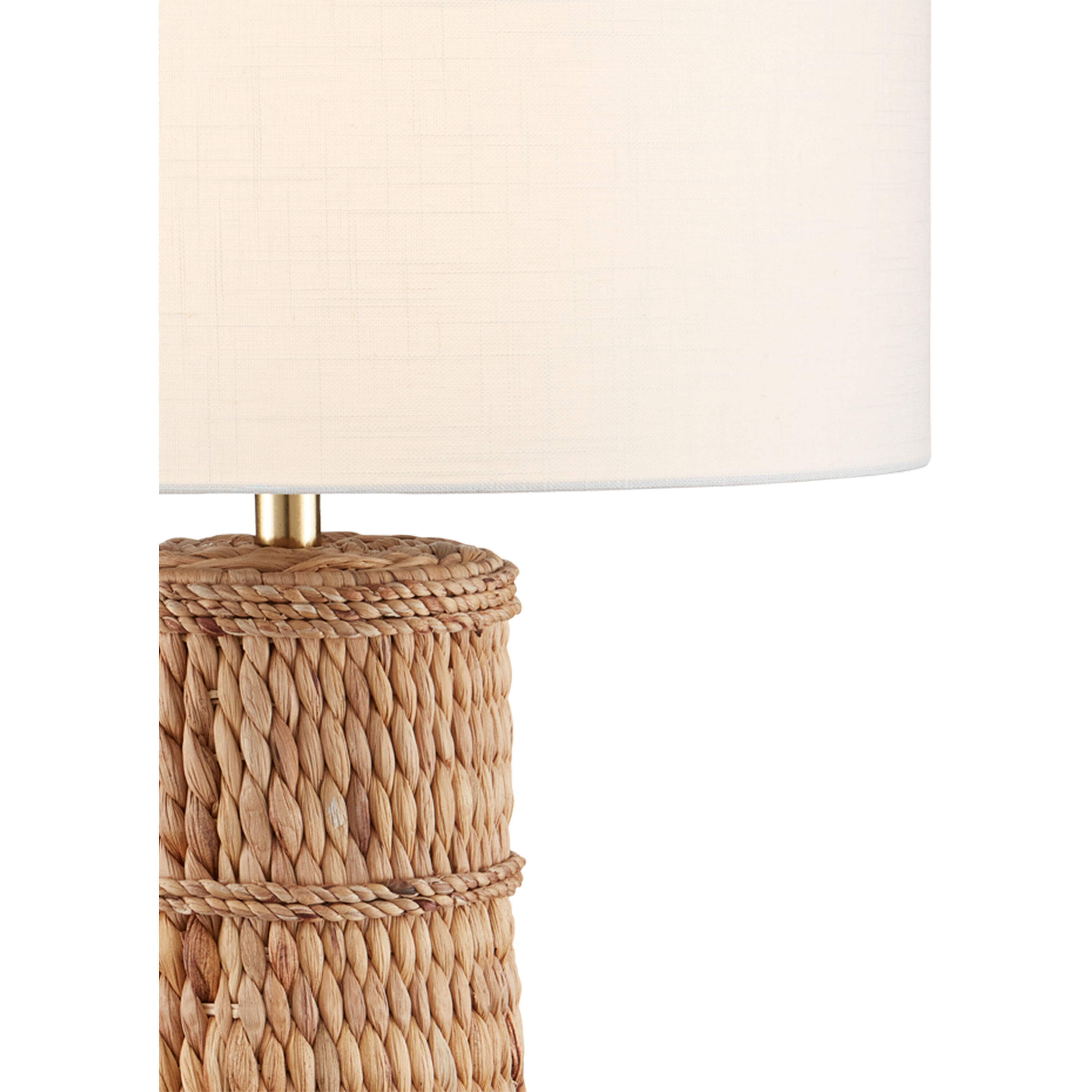 Azores 32.5 inch 150 watt Natural Water Hyacinth Table Lamp Portable Light