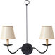 Tole Cream 6 inch Tapered Chandelier Shade