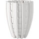 Fluted 10.5 X 7.75 inch Vase, Medium