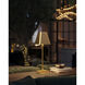Gadabout 20 inch 2.8 watt Polished Brass Cordless Table Lamp Portable Light