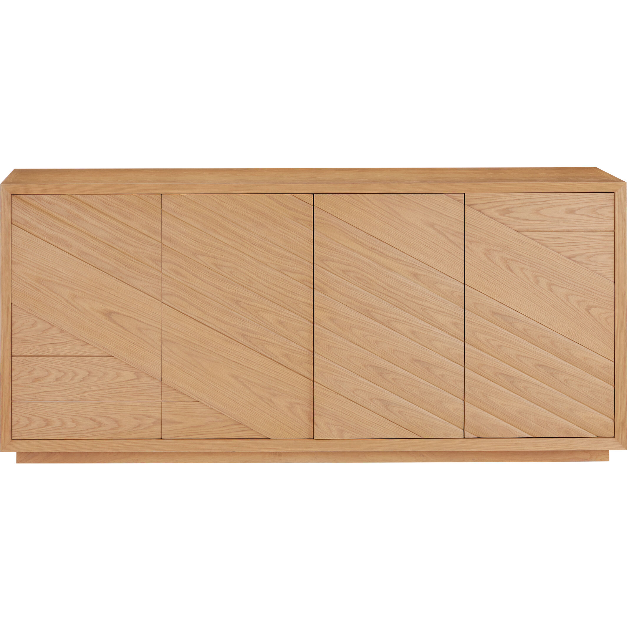 Margot 84 inch Light Oak/Beige Credenza