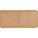 Margot 84 inch Light Oak/Beige Credenza