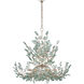 Baobab 12 Light 41 inch Clear/Contemporary Silver Leaf/Contemporary Silver Chandelier Ceiling Light, Large